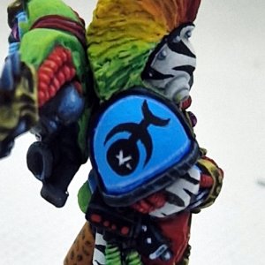 Freehand Slaanesh symbol